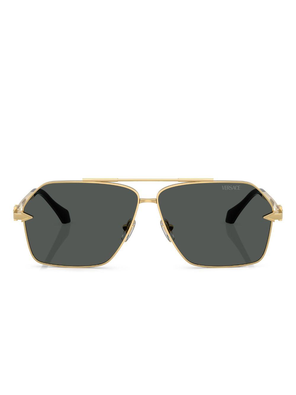 Mens GV One 57MM Pilot Sunglasses Product Image