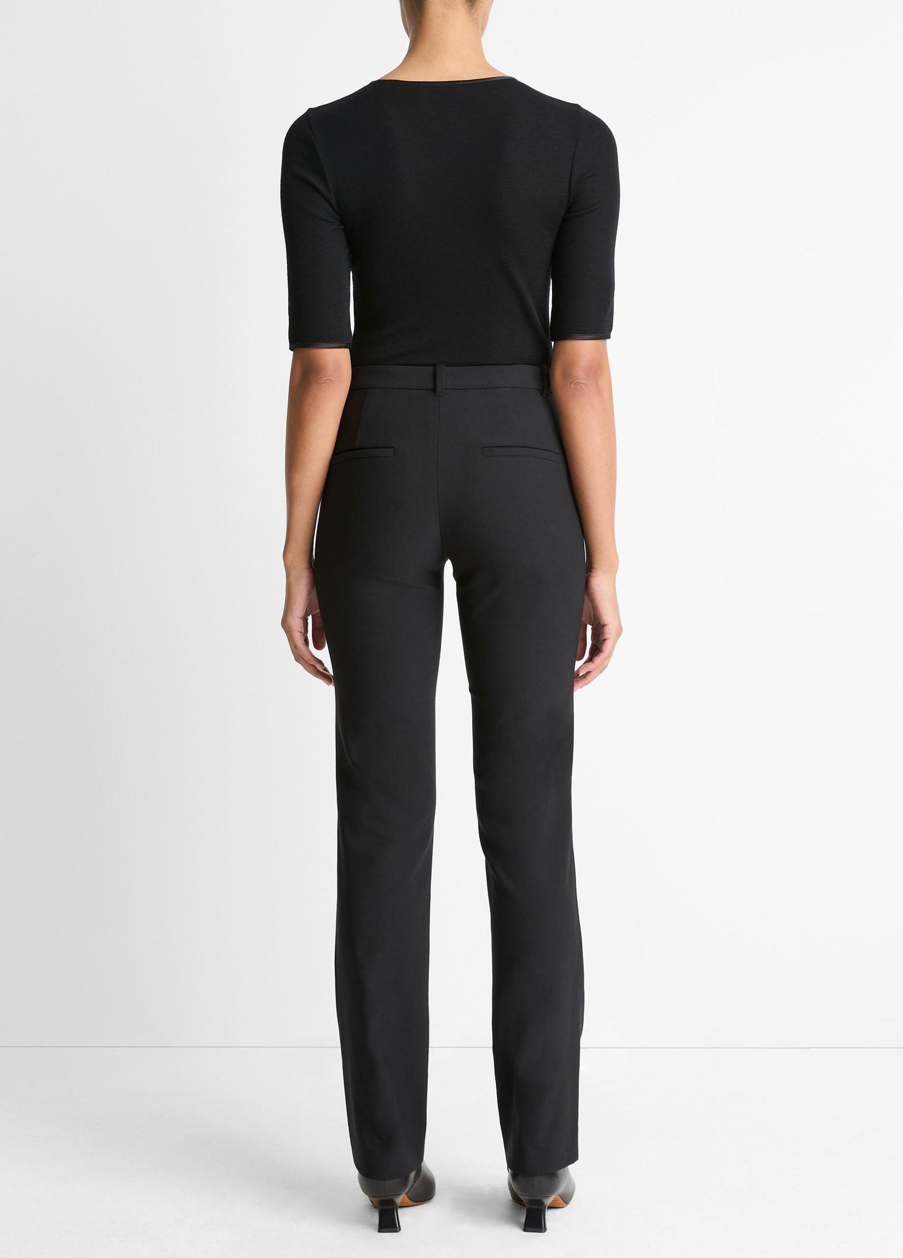 Cotton-Blend Slim Cigarette Pant Product Image