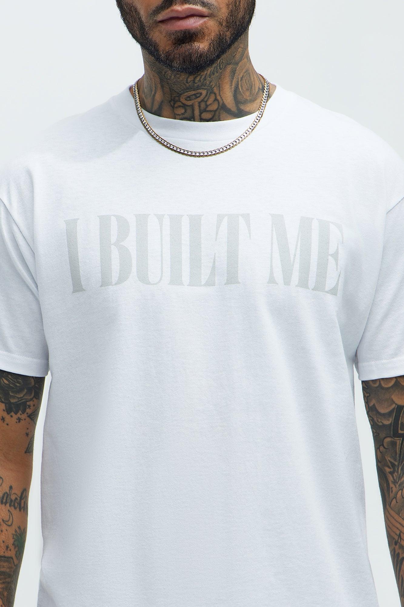 I Built Me Short Sleeve Tee - White Product Image
