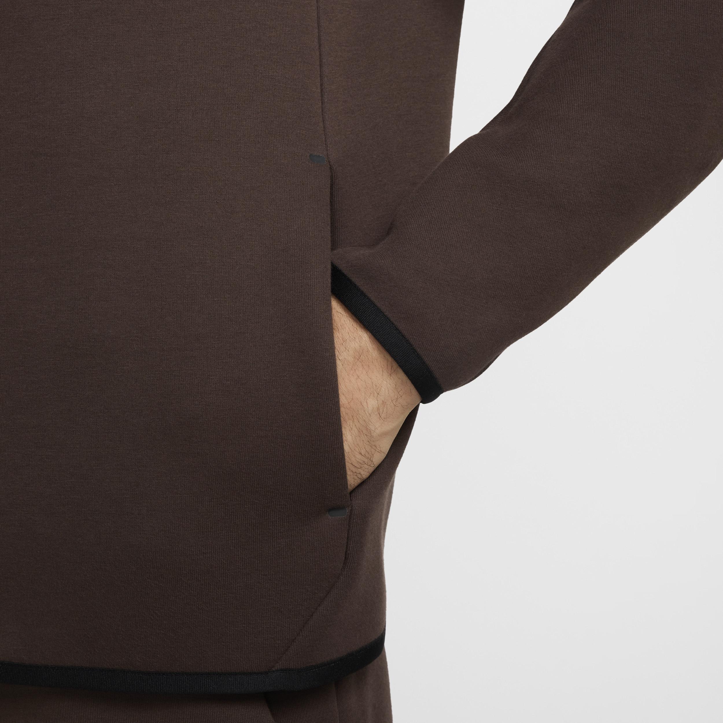 Nike Mens Nike Tech Fleece Full-Zip Windrunner Hoodie - Mens Maroon/Maroon Product Image