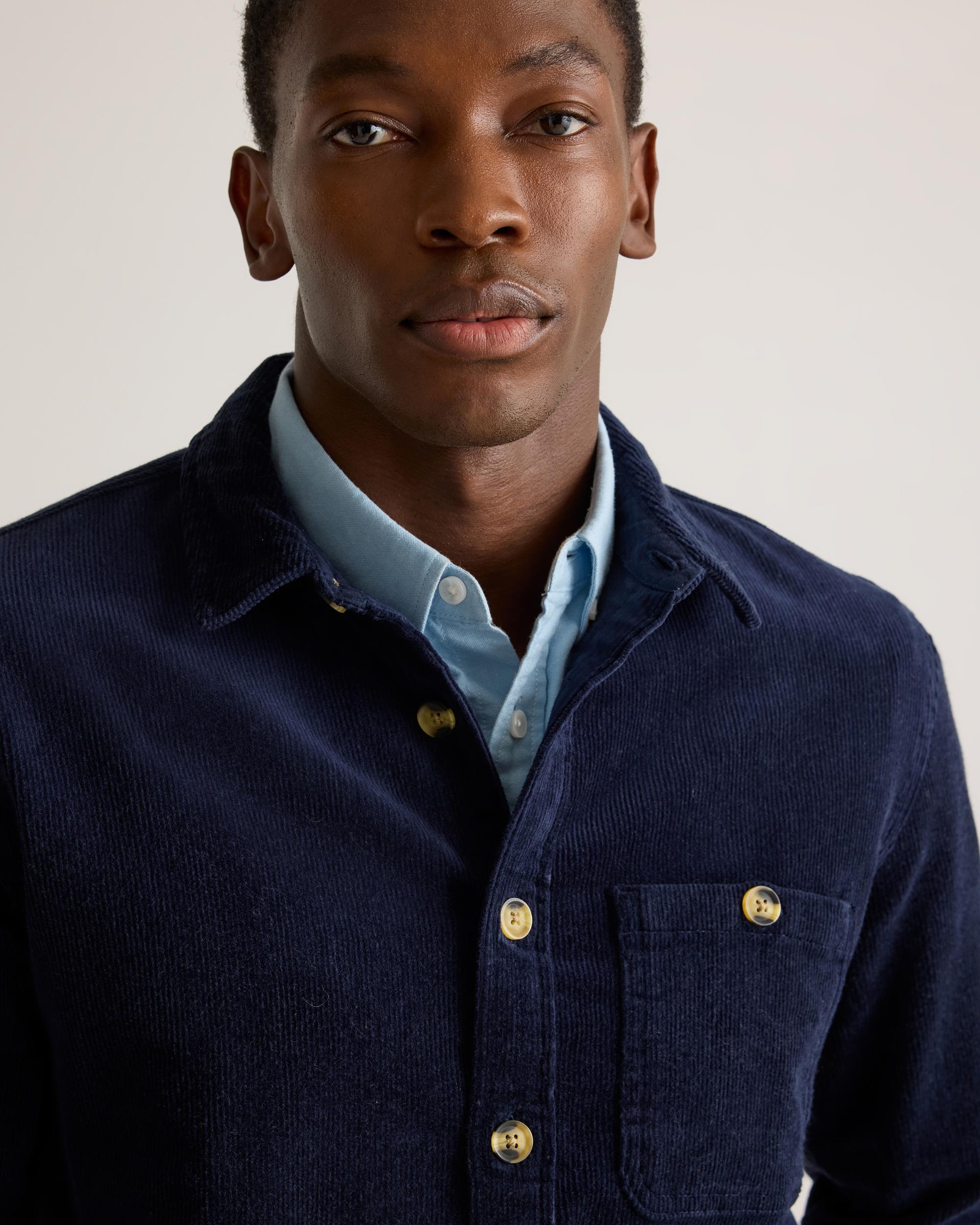 Quince | Men's Organic Stretch Corduroy Overshirt Organic Cotton Product Image