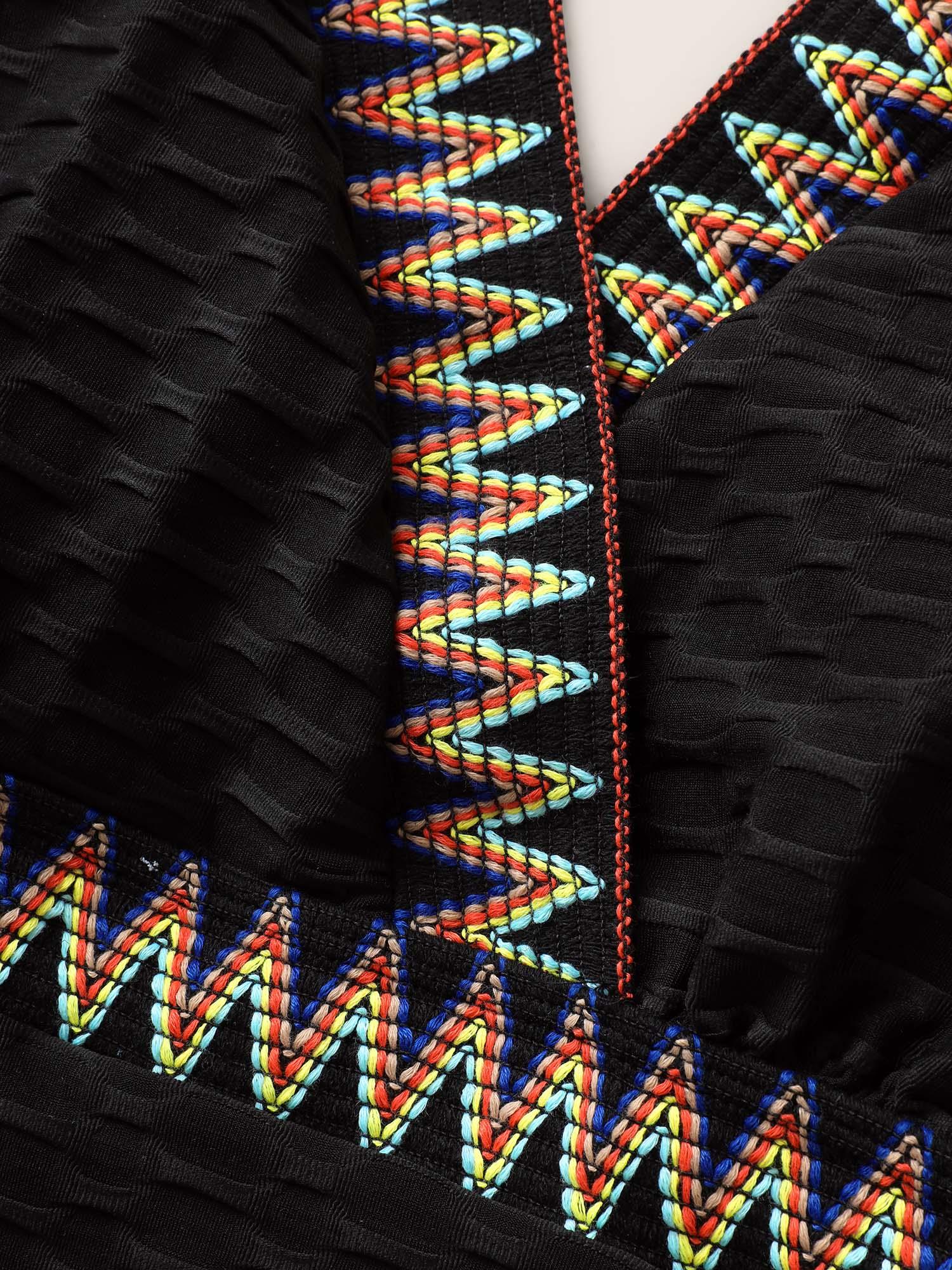 Contrast Webbing Wrap One Piece Swimsuit Female Product Image