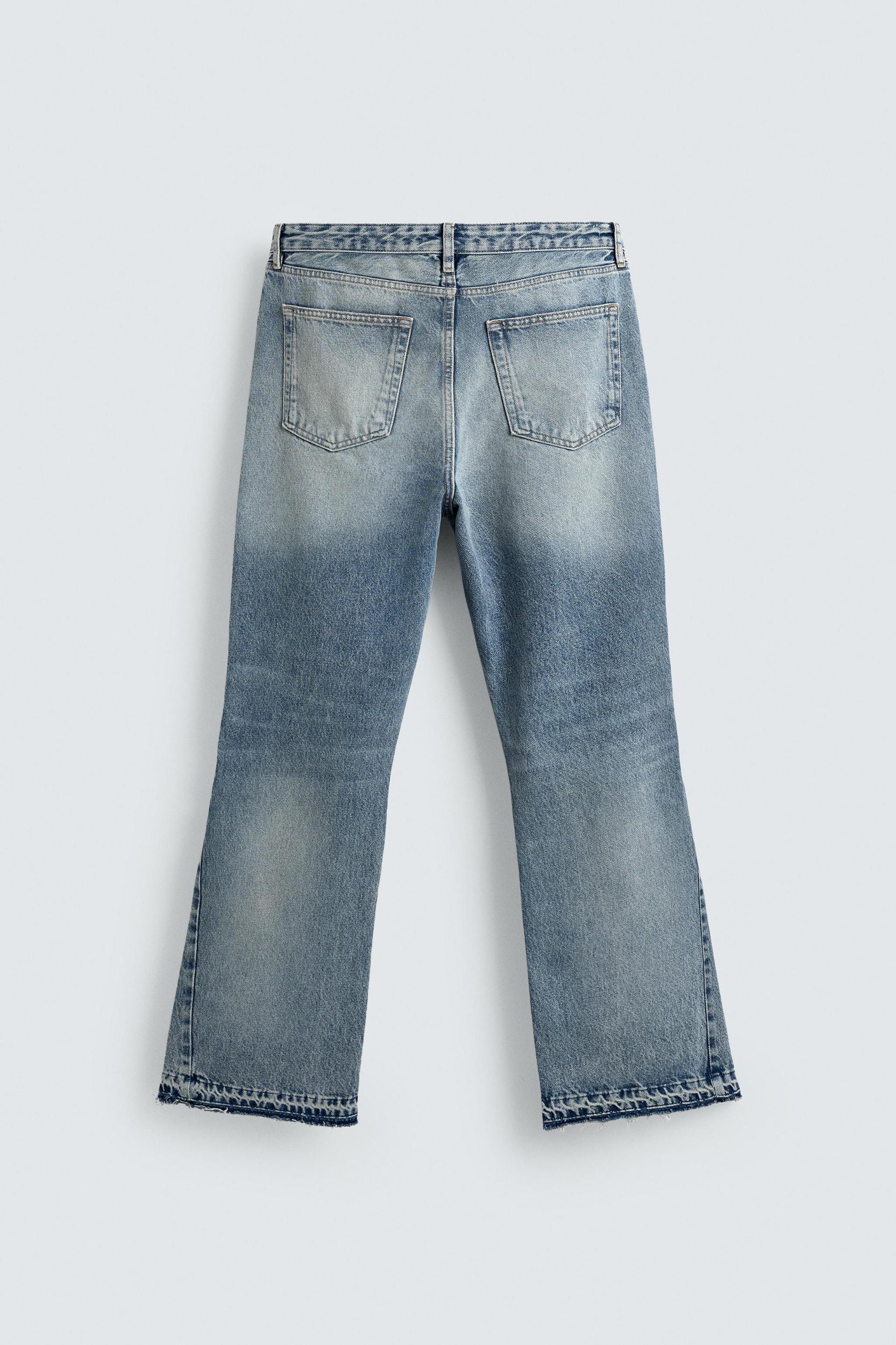 RIPPED FLARE FIT JEANS Product Image