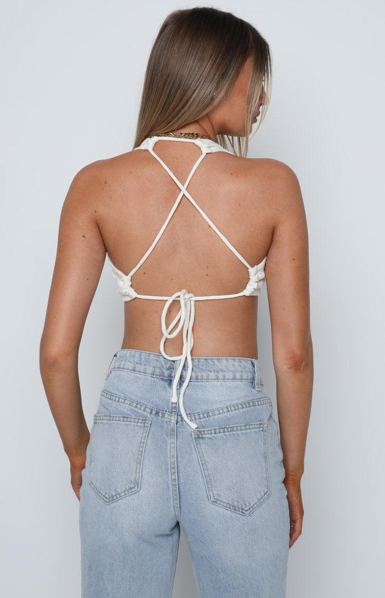 Bradley Crop Top White Product Image