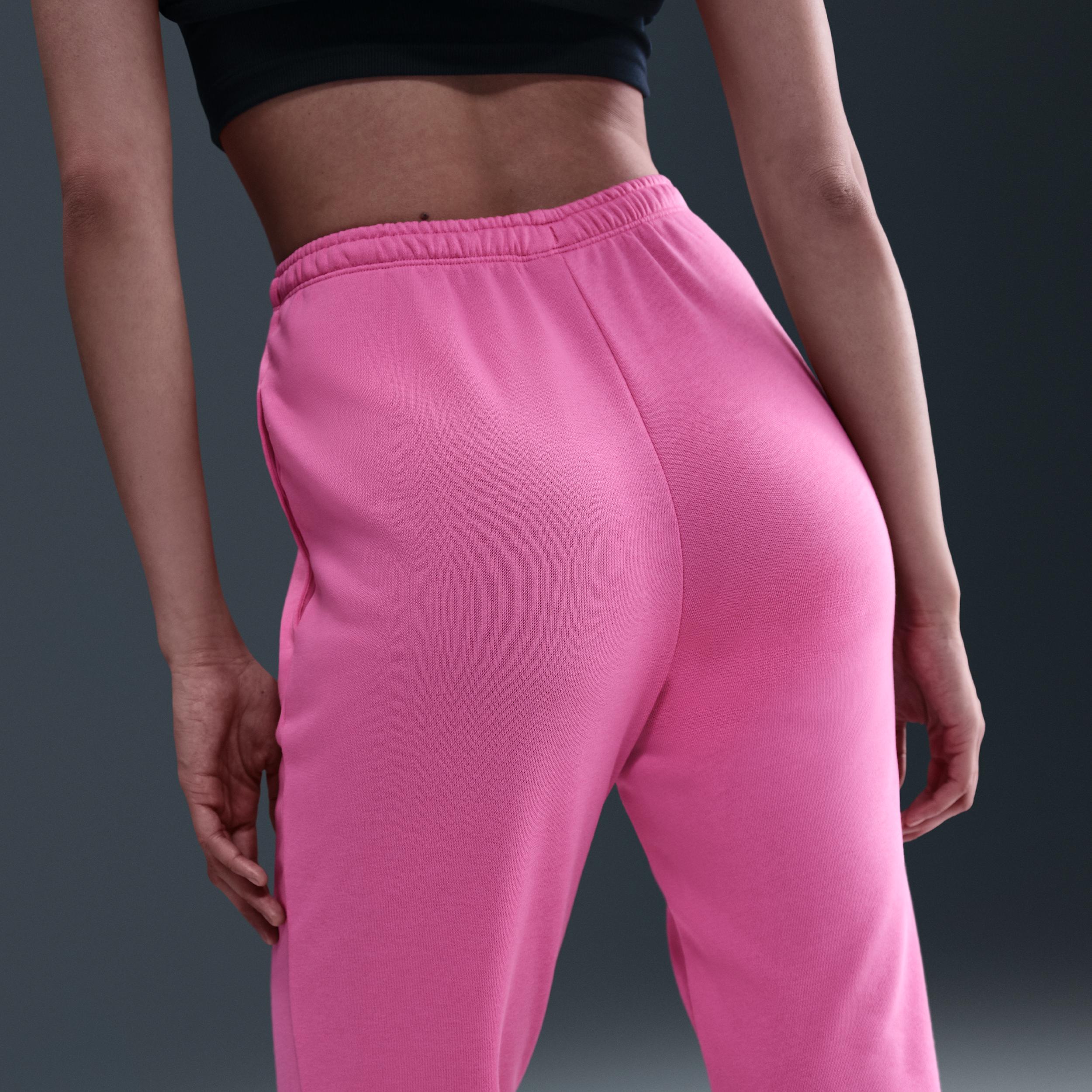 Womens Nike Sportswear Chill Terry Slim High-Waisted French Terry Sweatpants | FN2434-675 Product Image