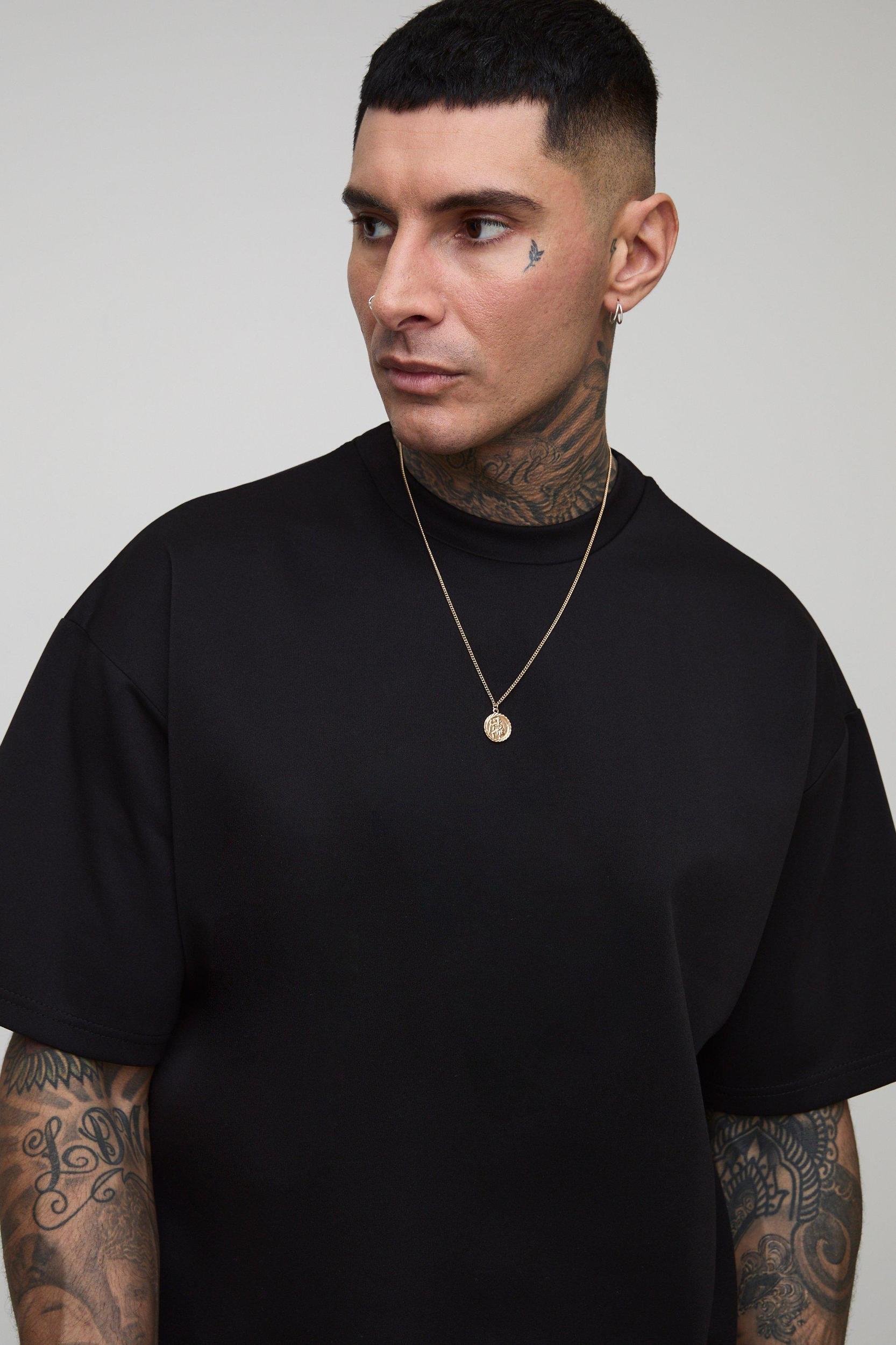 Tall Oversized Scuba T-Shirt | boohooMAN USA Product Image