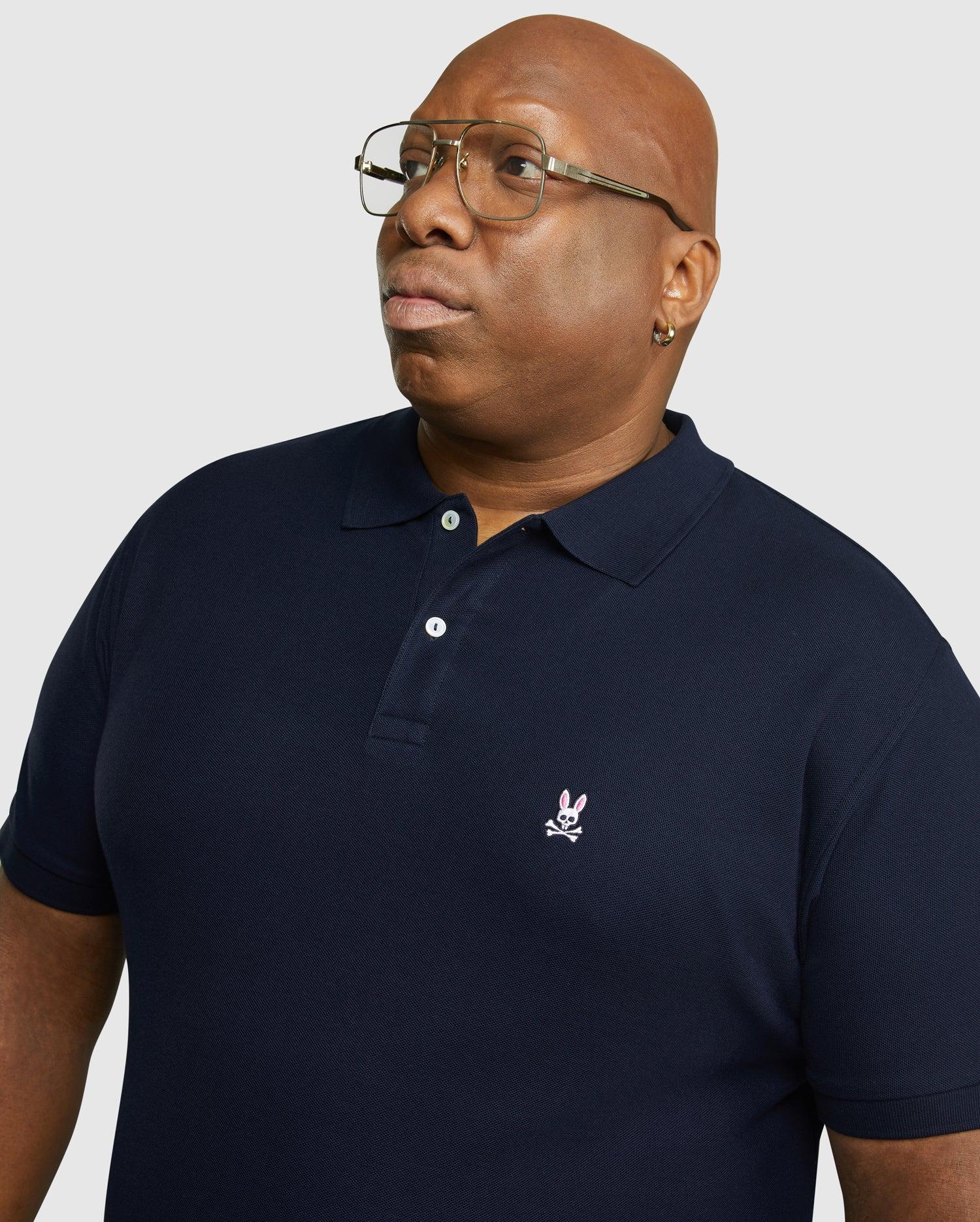 MENS BIG AND TALL CLASSIC PIQUE POLO SHIRT - B9K001ARPC Male Product Image