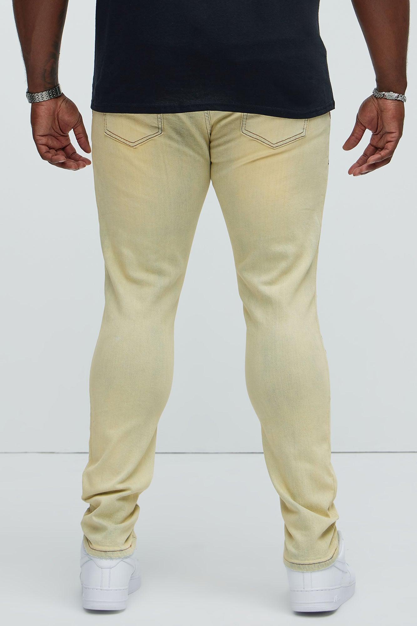 Got To Stay Up Slim Jeans - Light Wash Product Image