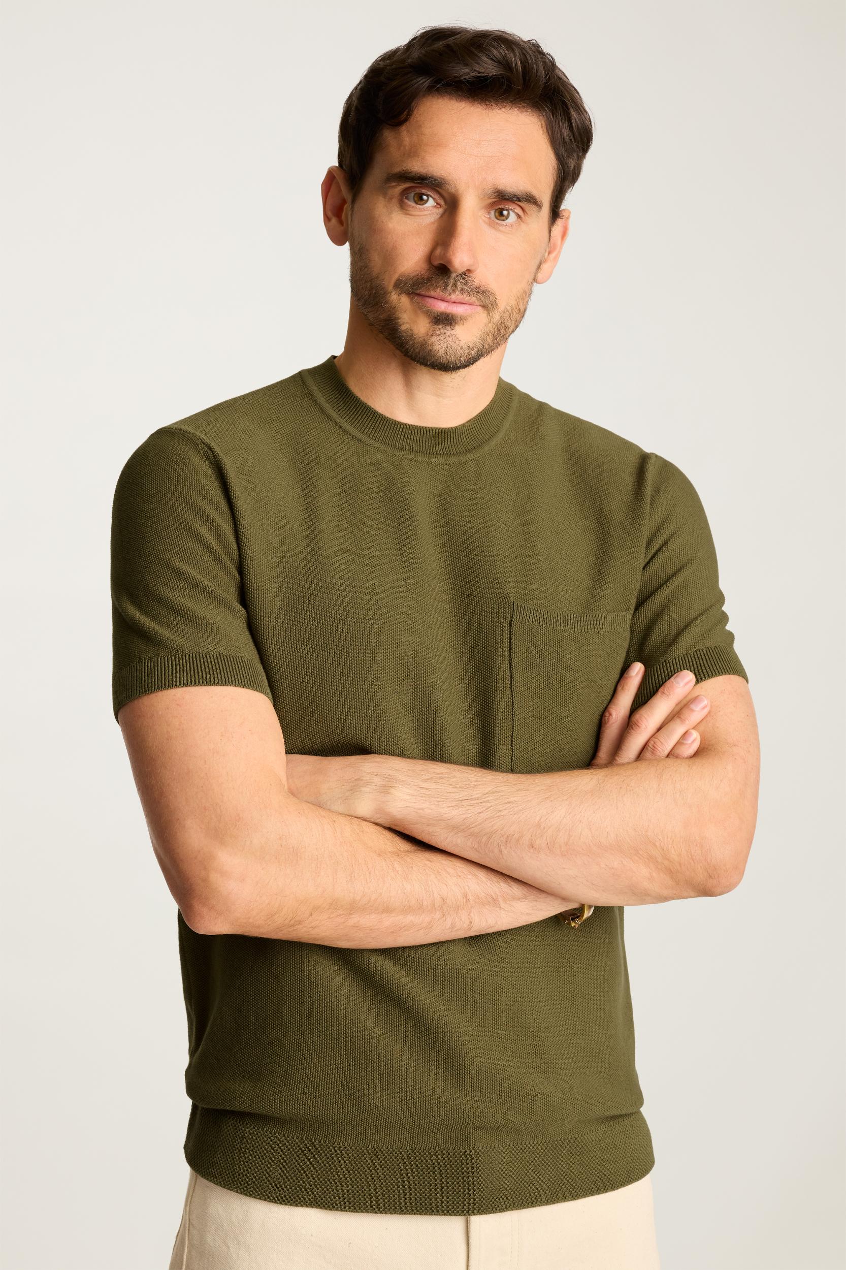 Sweater Pocket Tee Product Image