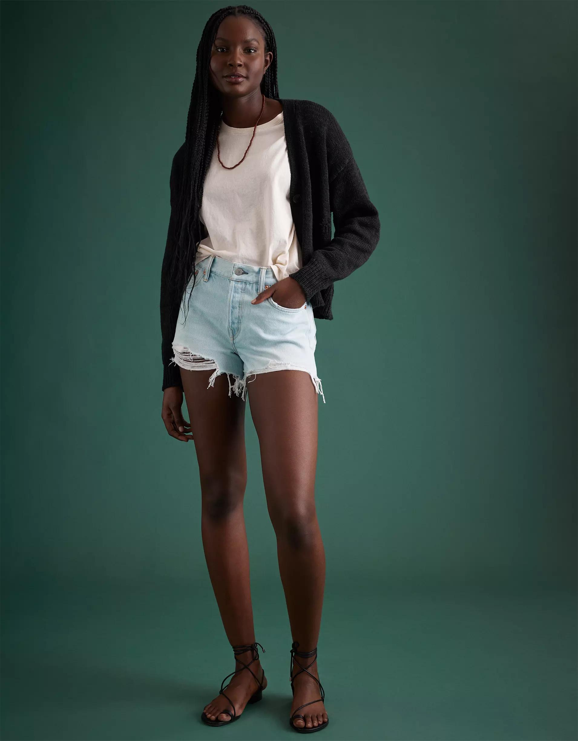 AE77 Premium Classic Denim Short Product Image