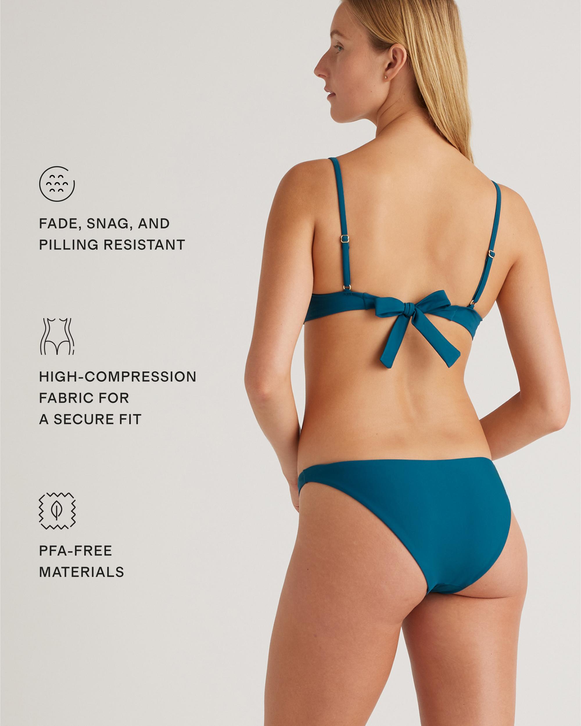 Quince | Women's Italian Low-Rise Bikini Bottom 78% Recycled Polyamide, 22% Spandex Product Image
