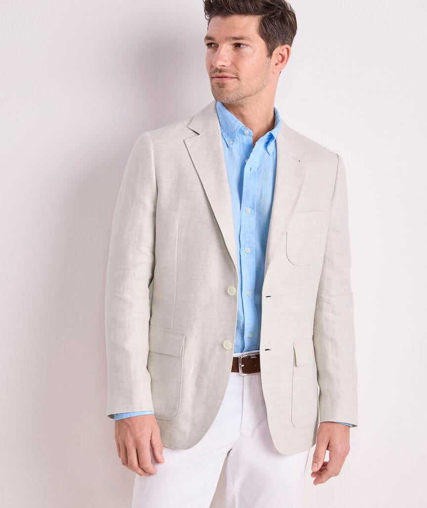 Linen Textured Blazer Product Image