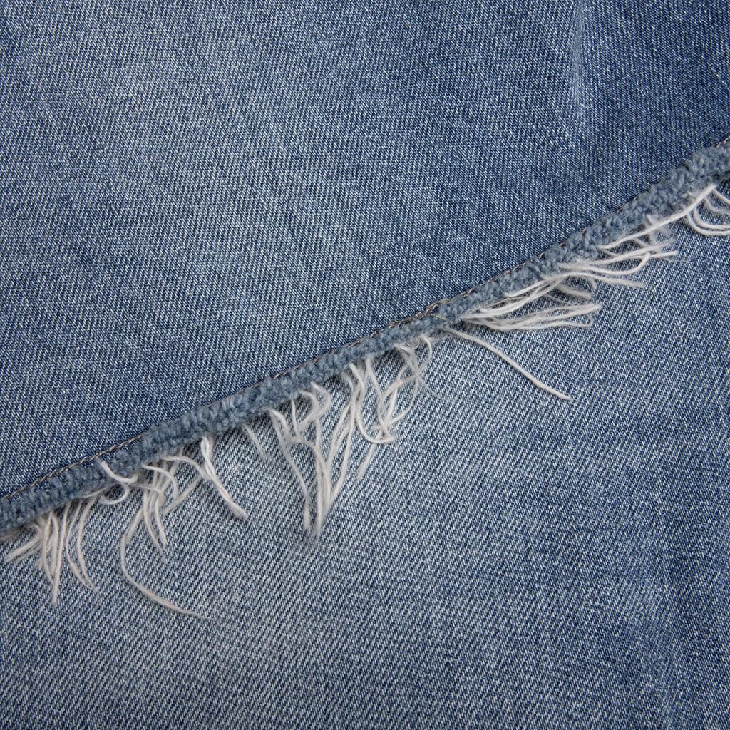 Stud Denim Shorts - Light Blue Male Product Image