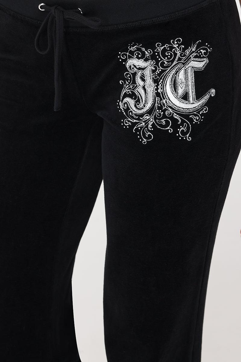 Monogram Heritage Cotton Velour Track Pants Product Image