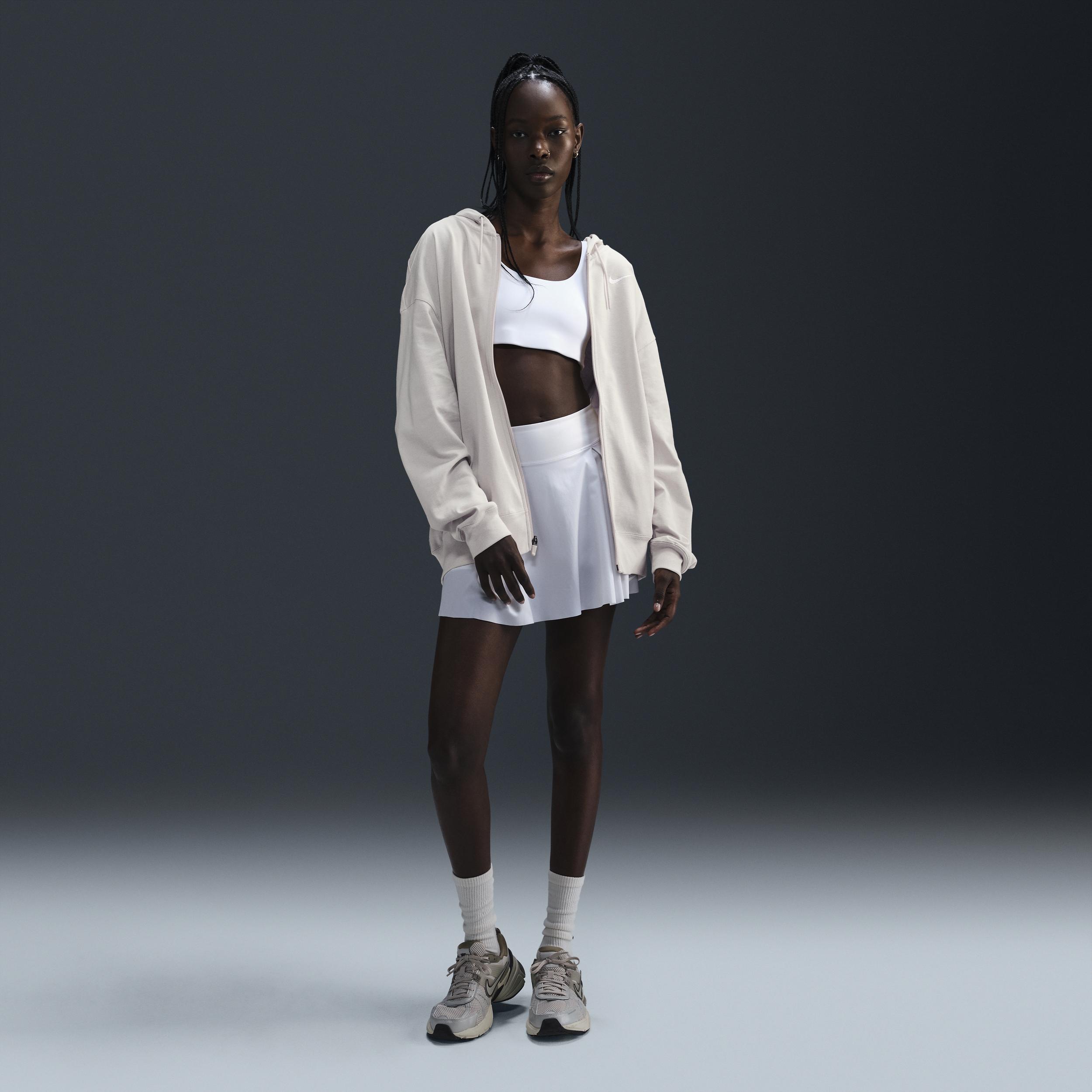 Nike Sportswear Women's Oversized Jersey Full-Zip Hoodie Product Image