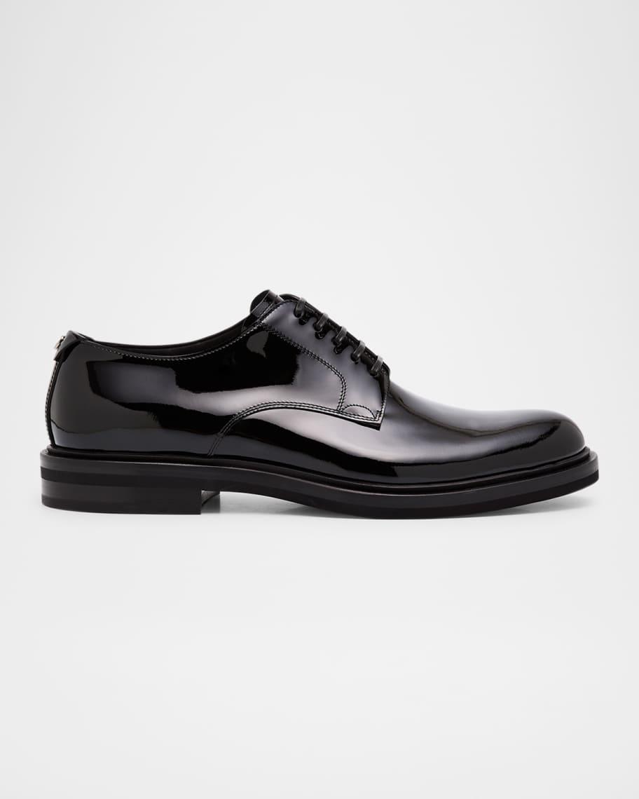 Men's Patent Leather Derby Shoes Product Image