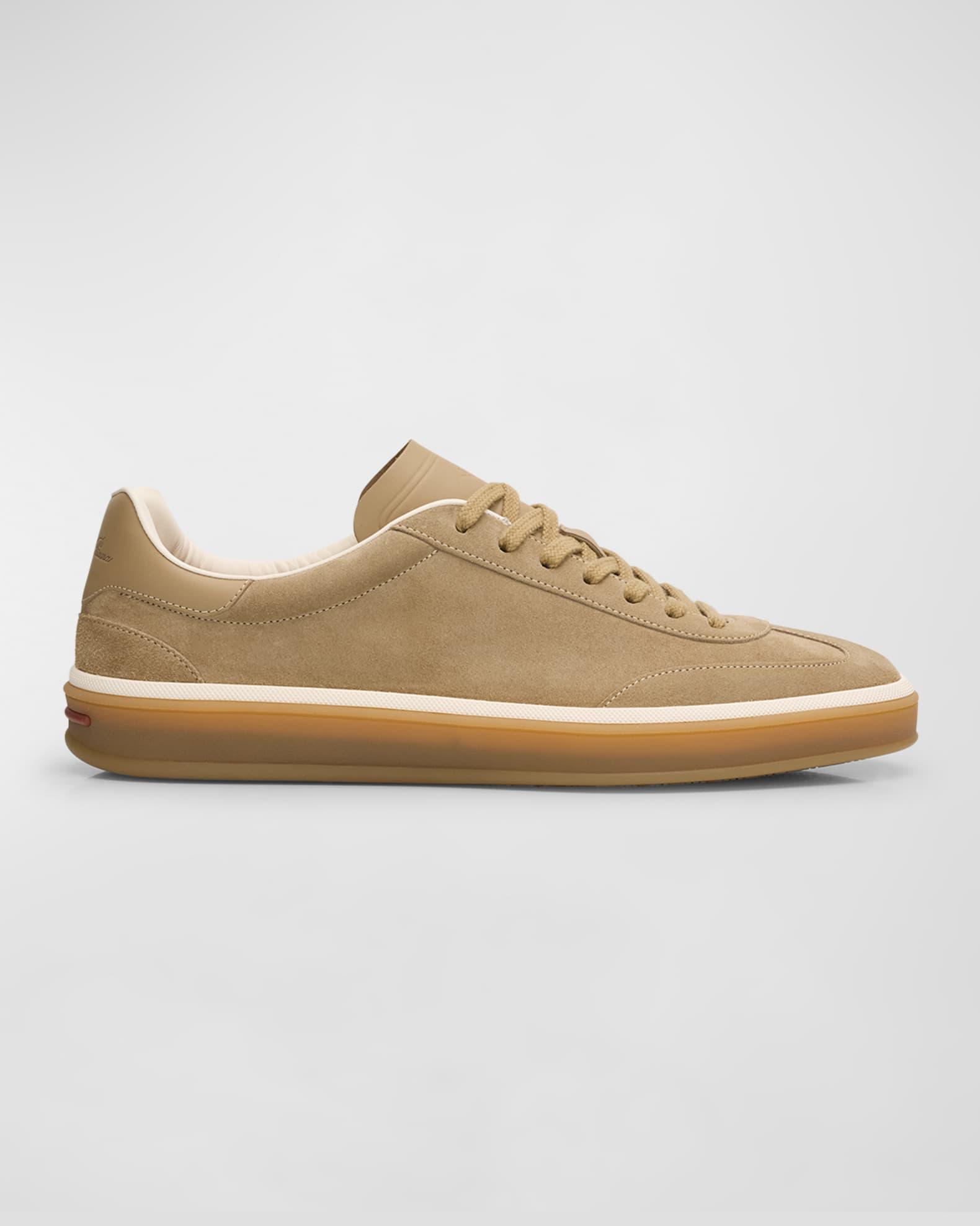 Men's Tennis Walk Suede Low-Top Sneakers Product Image