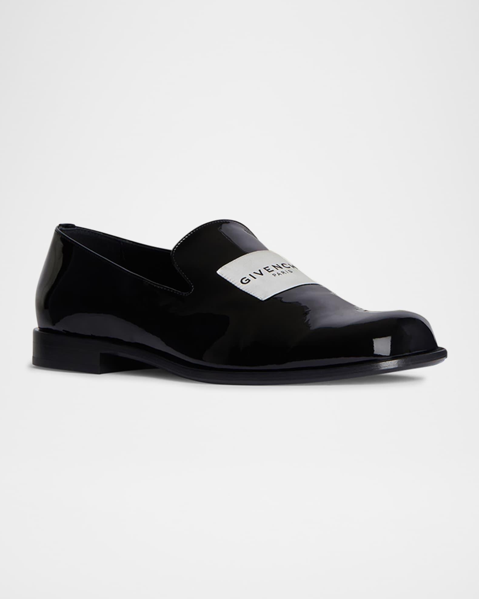 Men's Patent Leather Label Loafers Product Image