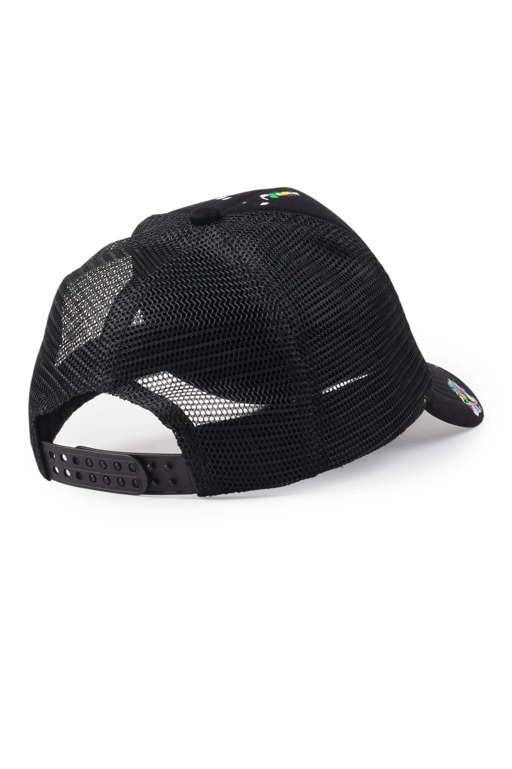 Neptune Black/Beige Trucker Hat Male Product Image