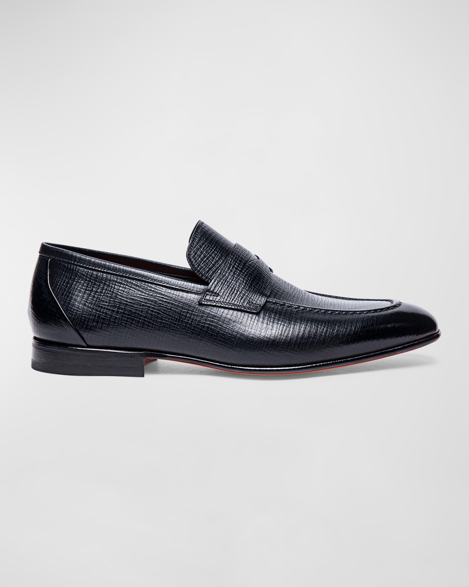 Men's Gannon Leather Penny Loafers Product Image