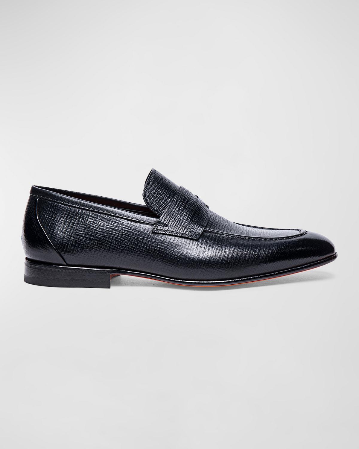 Men's Gannon Leather Penny Loafers Product Image