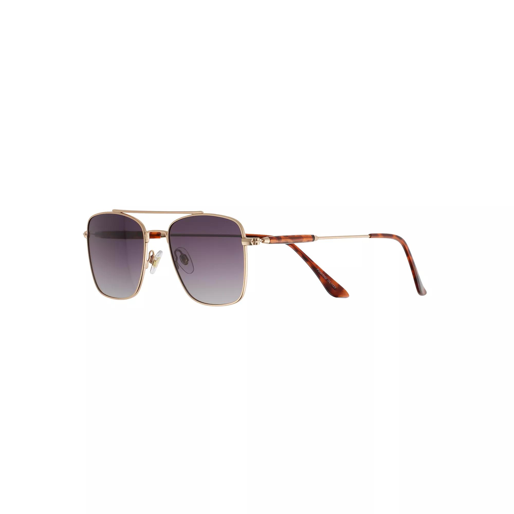 Men's Dockers® Metal Aviator Sunglasses, Gold Product Image