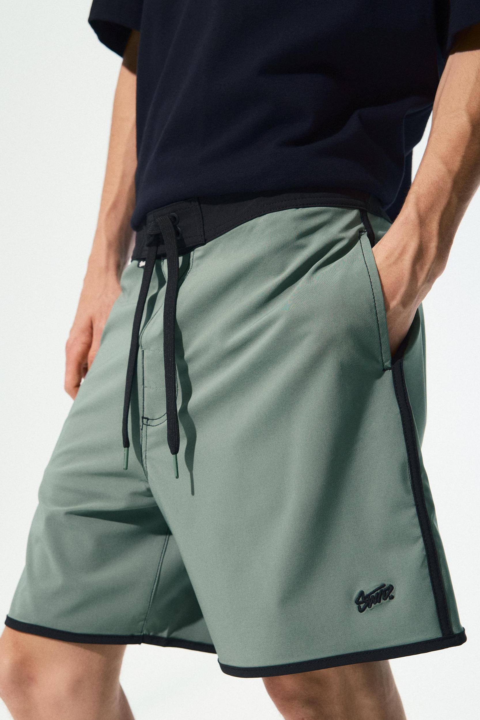 Board shorts with contrast trims Product Image