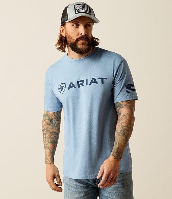 Ariat Shield Flag Short Sleeve Graphic T-Shirt Product Image