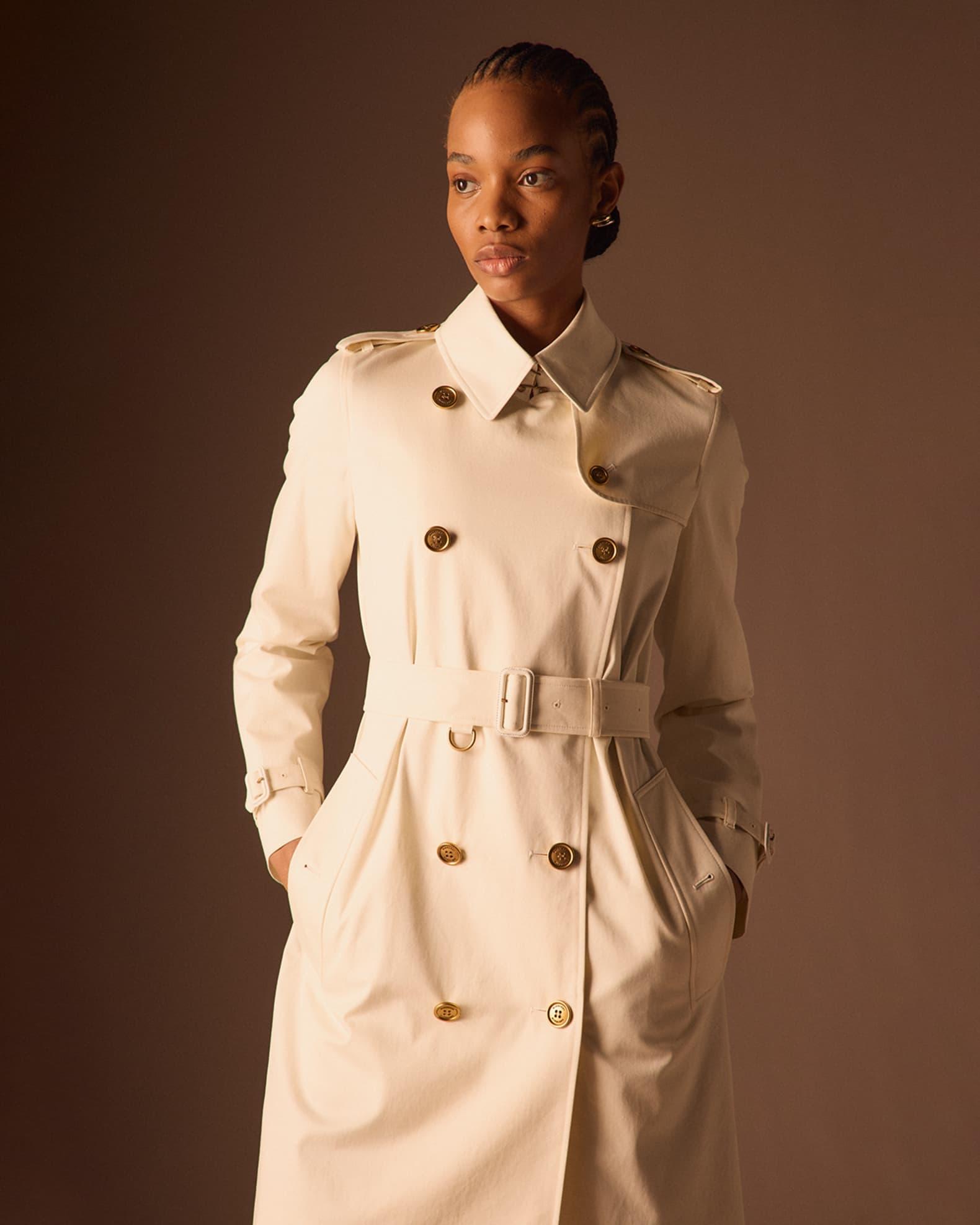Kensington Belted Double-Breasted Trench Coat Product Image