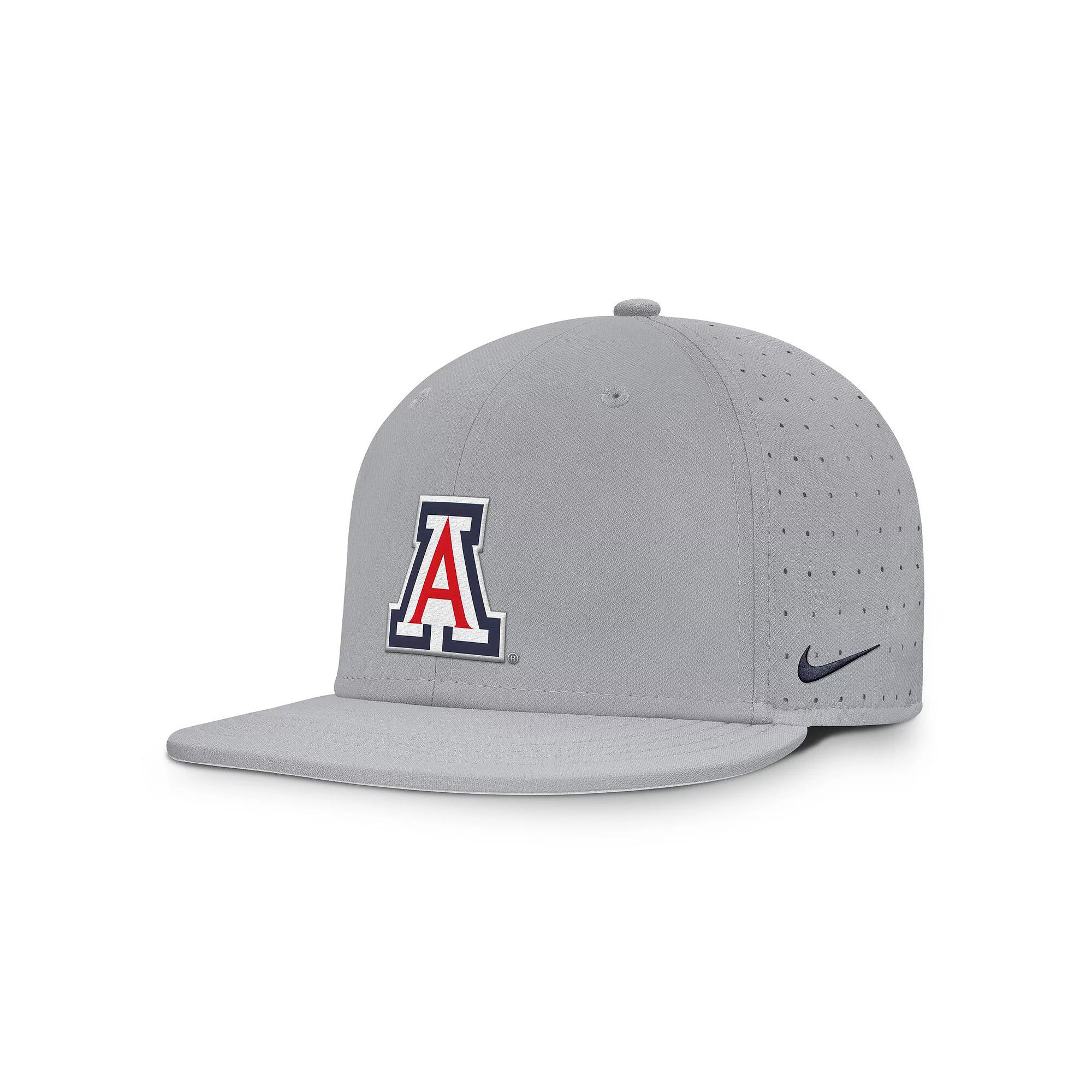 Men's Nike Gray Arizona Wildcats On-Field Dugout True Performance Fitted Hat,  Product Image