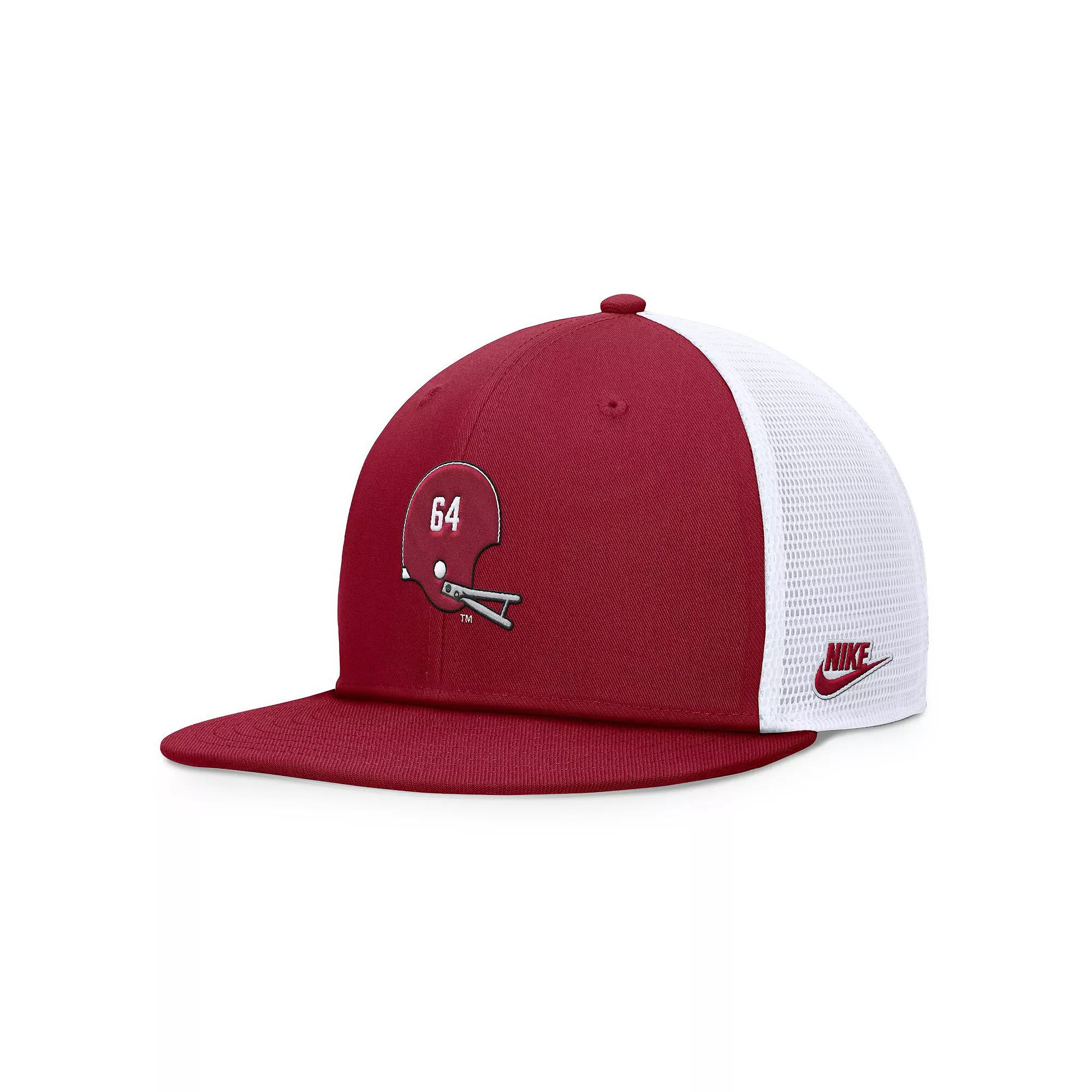 Men's Nike Crimson/White Alabama Crimson Tide Legacy Pro Snapback Hat, Size: Medium/Large, Red Product Image