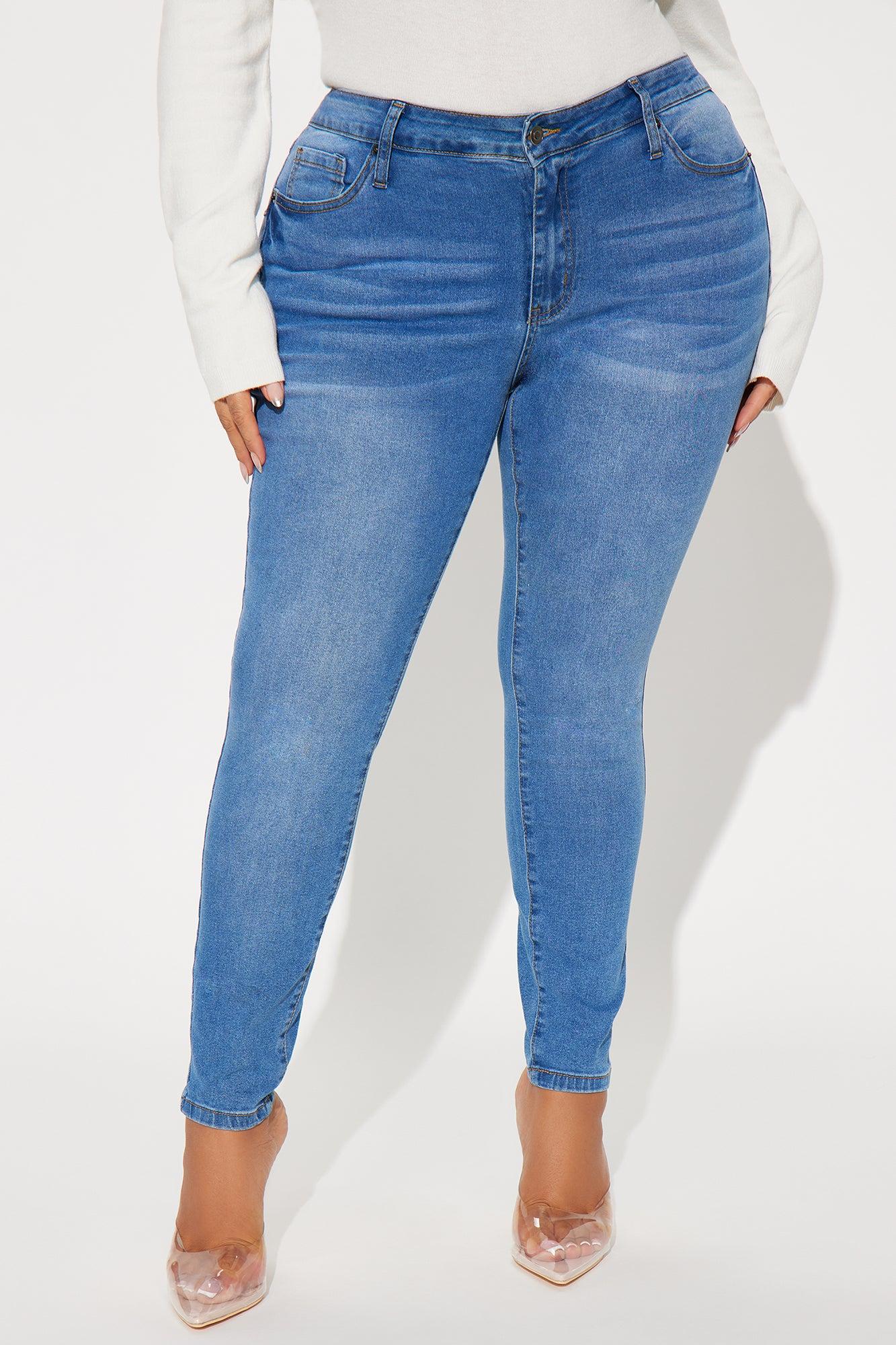 For The Best Stretch Booty Lifting Jeans - Medium Wash Product Image