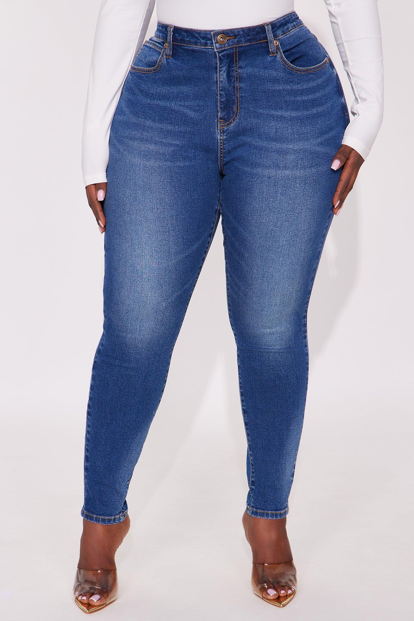 Sleek Fit Mid Rise Skinny Jean - Medium Wash Female Product Image
