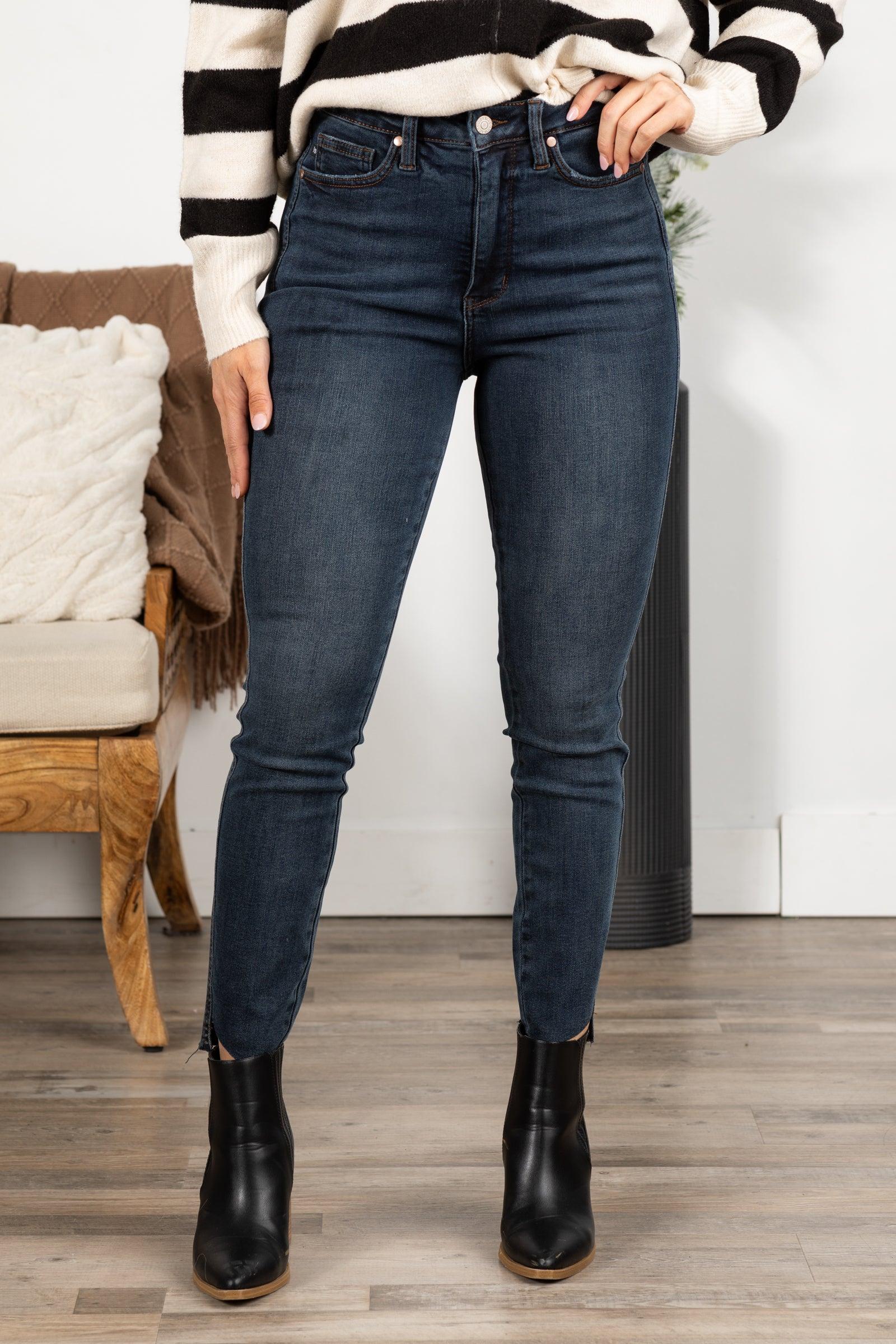 Judy Blue Tummy Control Step Hem Skinny Jean Product Image