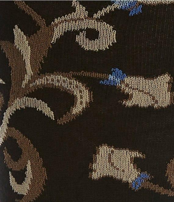 Murano Floral Pattern Crew Length Socks Product Image