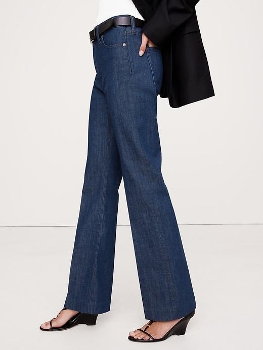 High-Rise Bootcut Ankle Jean Product Image