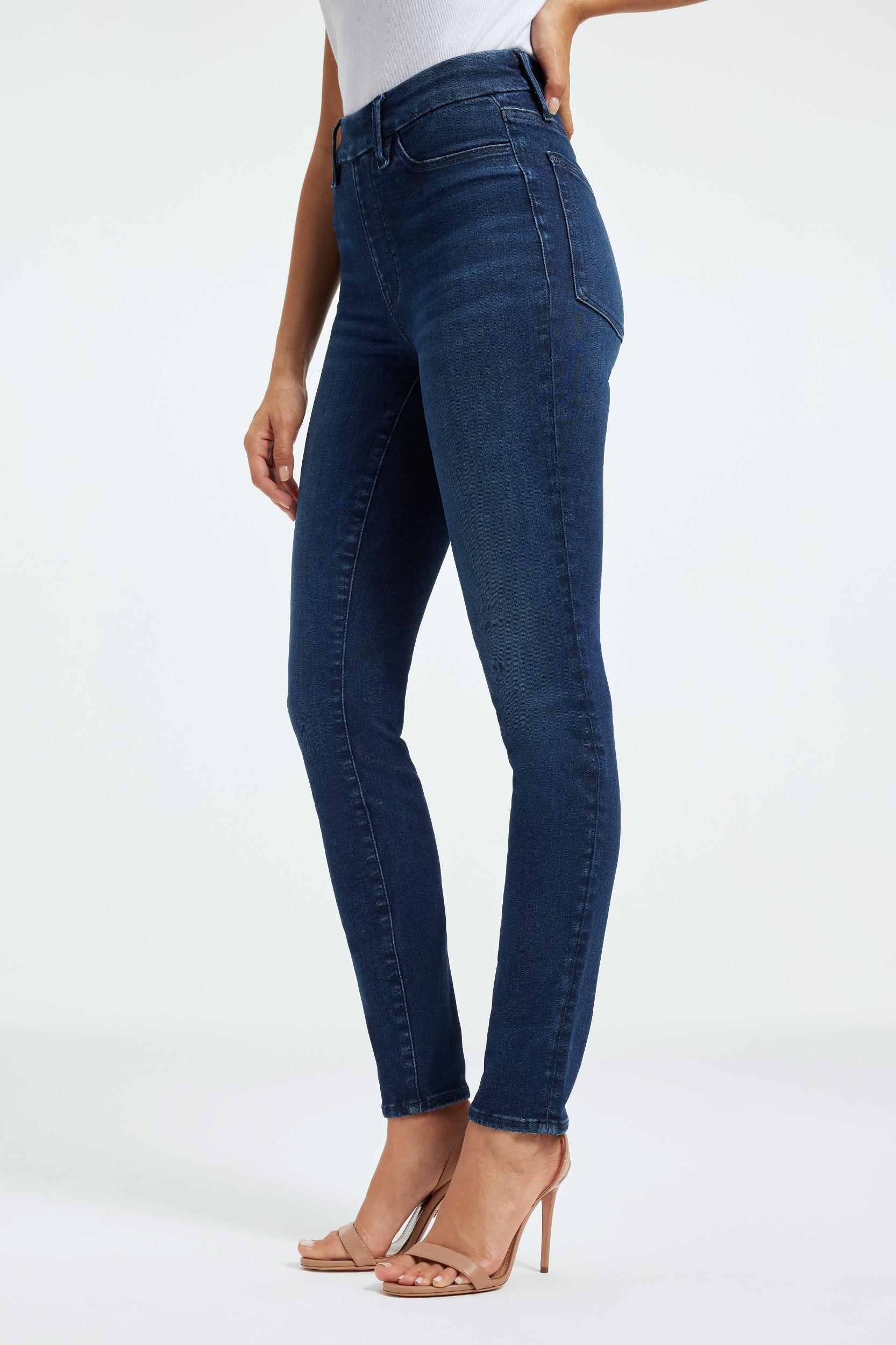POWER STRETCH PULL-ON SKINNY JEANS | INDIGO491 Product Image