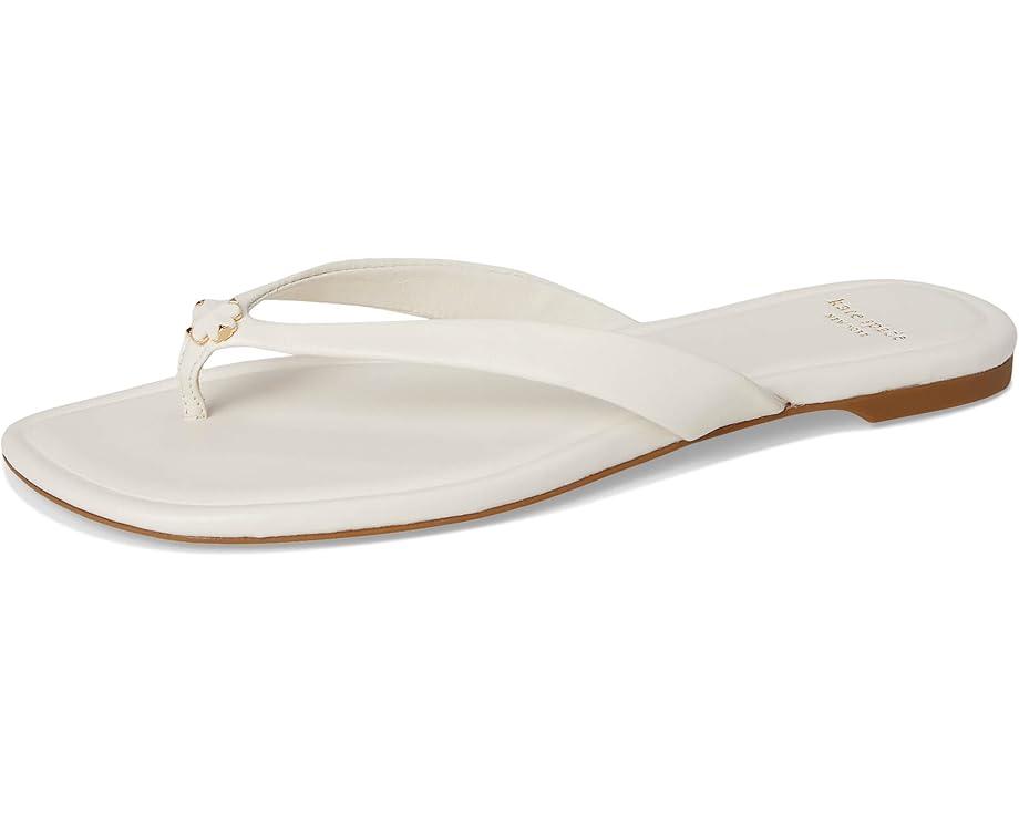 Spade Flower Smooth Leather Flip-Flop Product Image