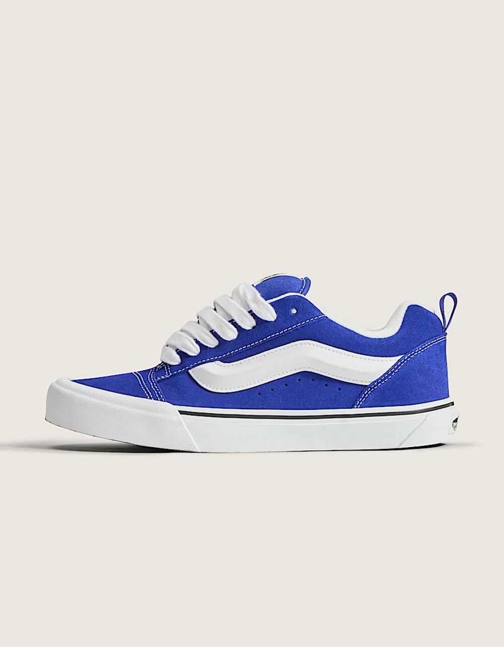 VANS Knu Skool Shoes - BLUE/WHITE Product Image