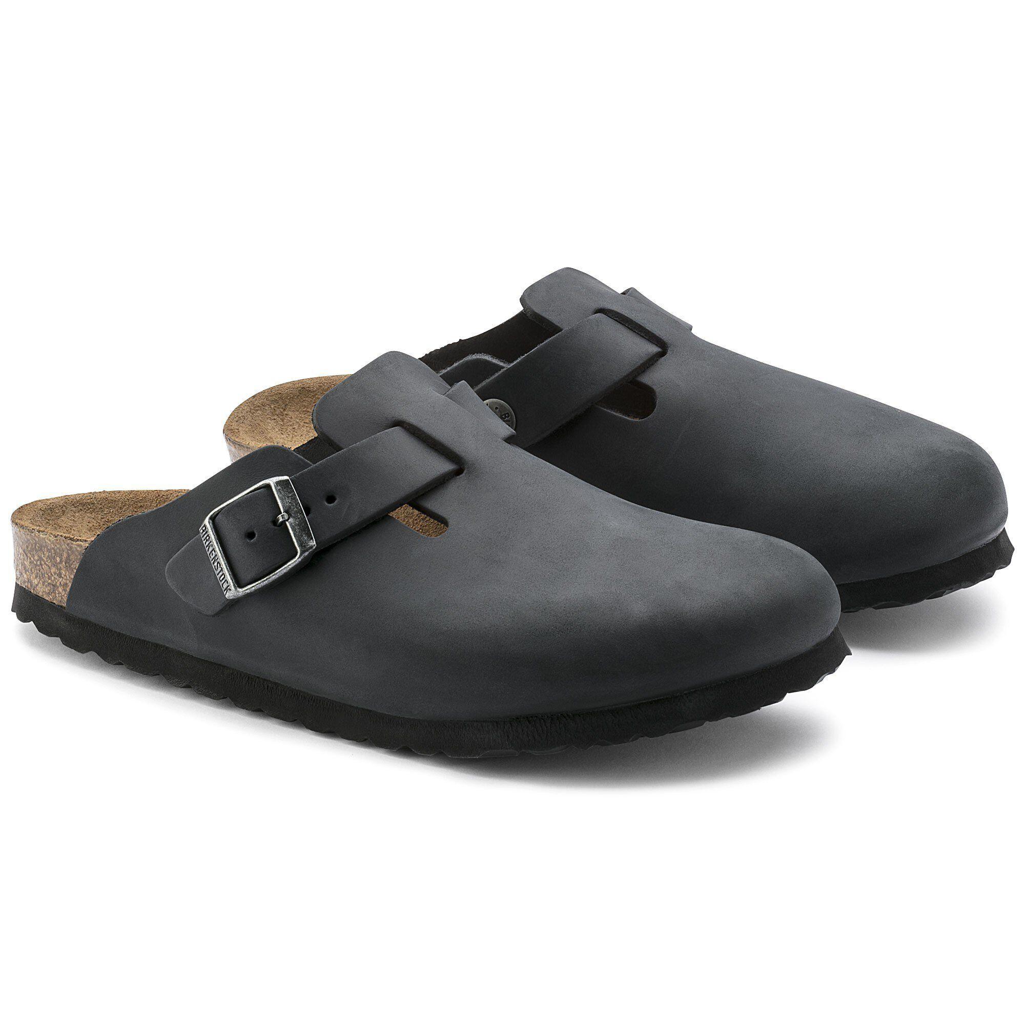 Mens Birkenstock Boston Clog - Dark Product Image