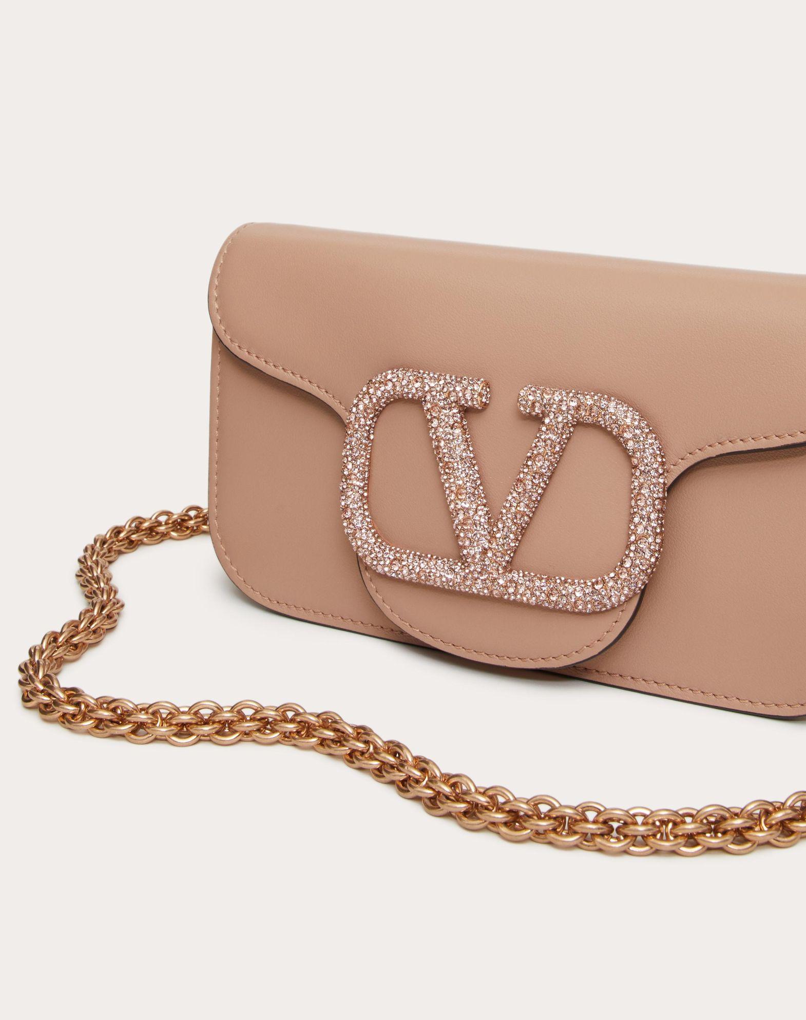 Valentino Garavani Locò Small Shoulder Bag With Jewel Logo Product Image