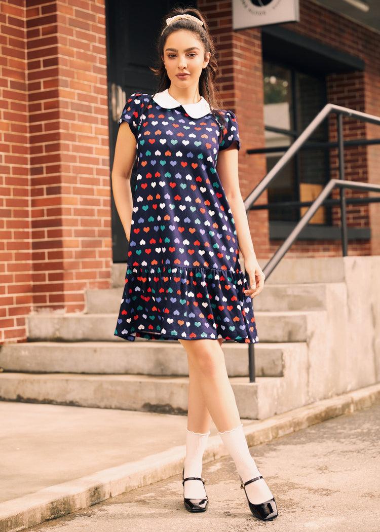 School Days Collared Dress Product Image