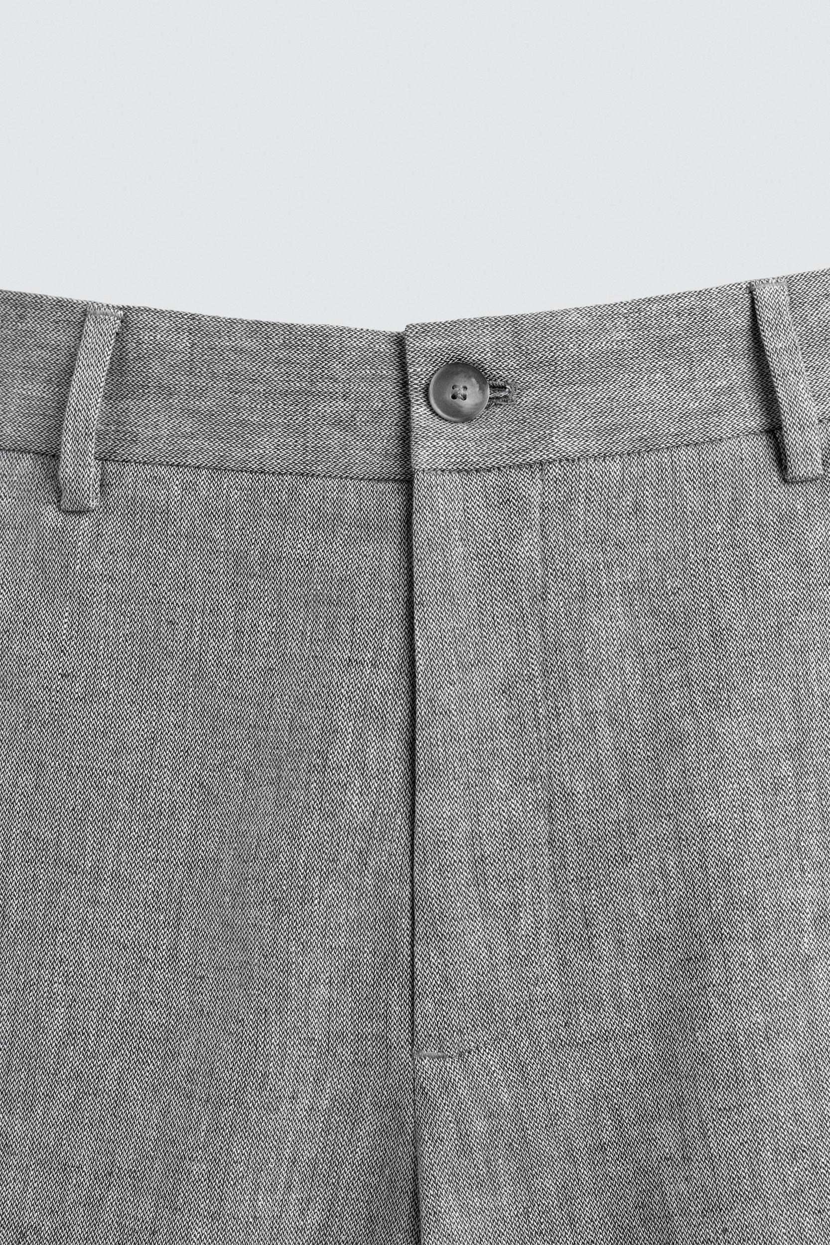 COTTON LINEN SHORTS Product Image