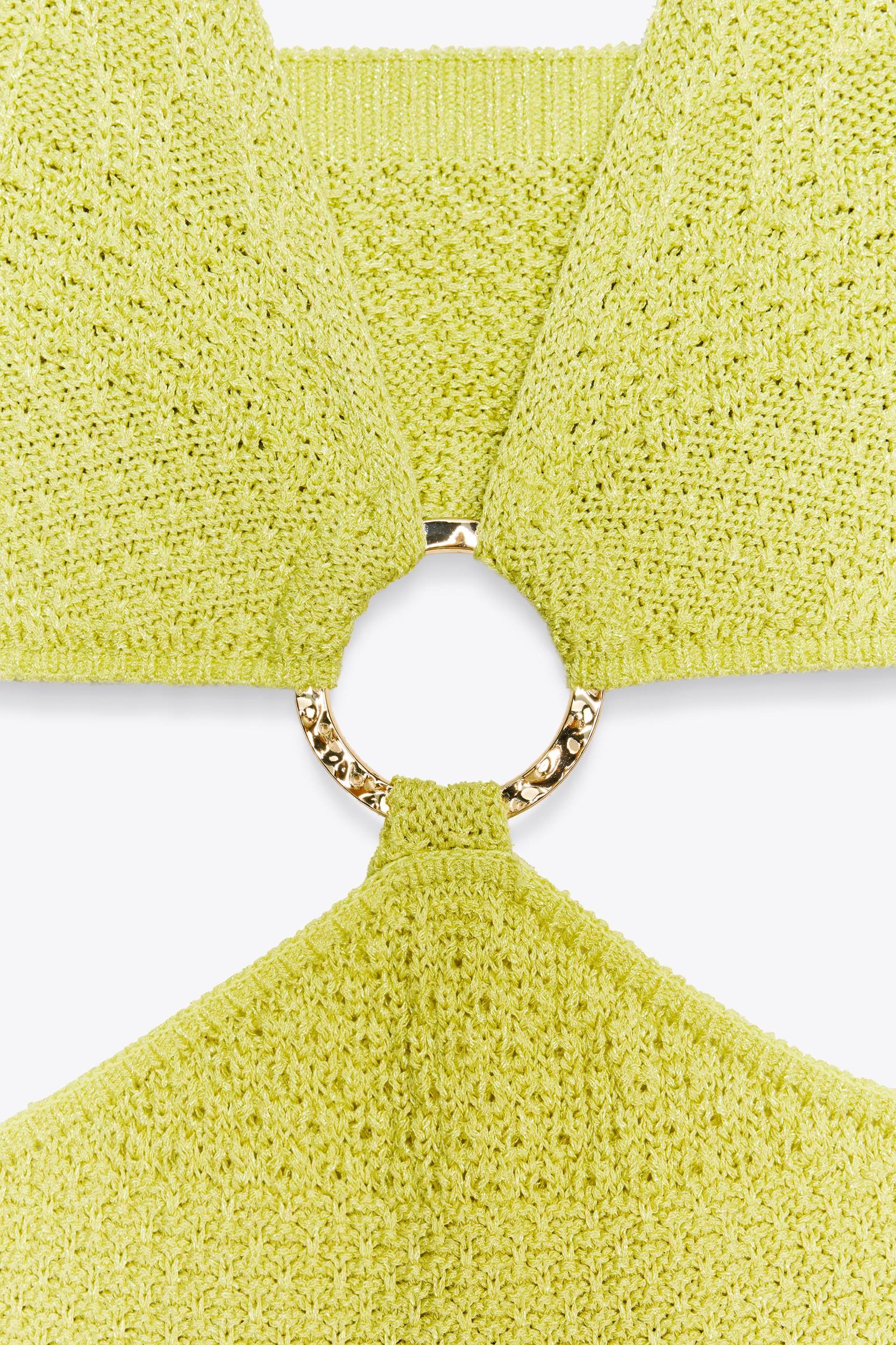 CUT OUT KNIT DRESS Product Image