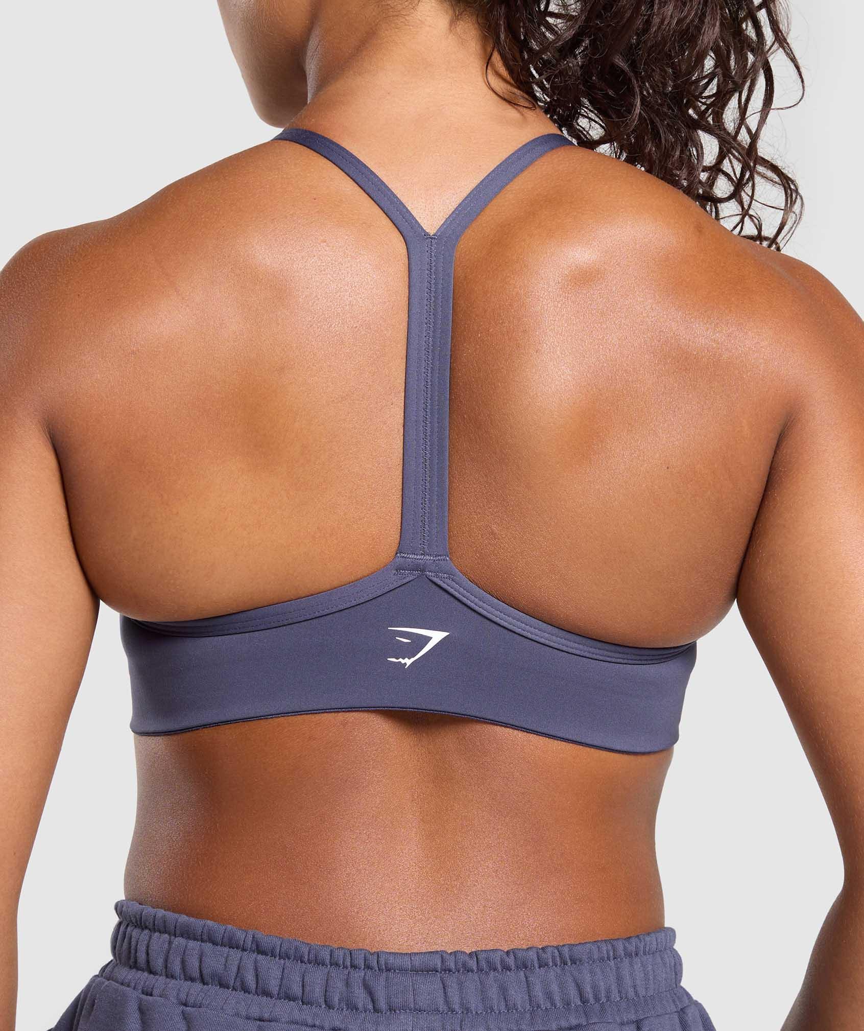 Gymshark Strength Department Graphic Sports Bra - Weighted Purple Female Product Image