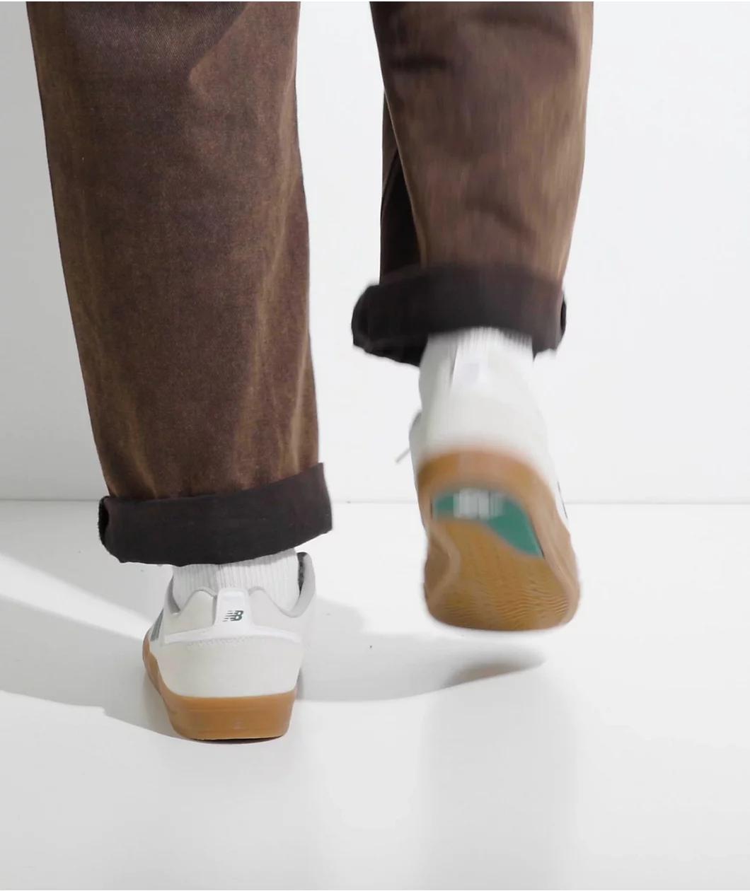 New Balance Numeric 306 Jamie Foy Sea Salt & Teal Skate Shoes Product Image