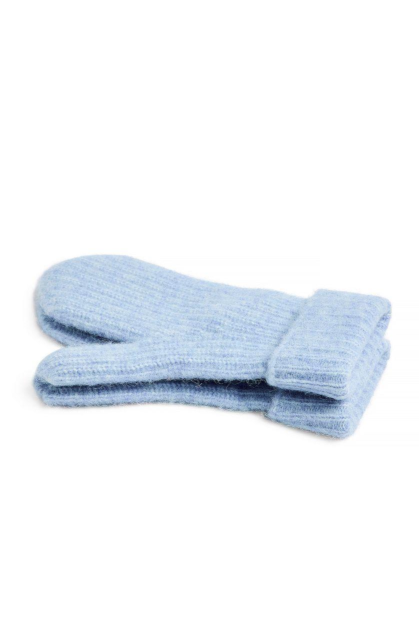Knitted Alpaca Blend Mittens Product Image