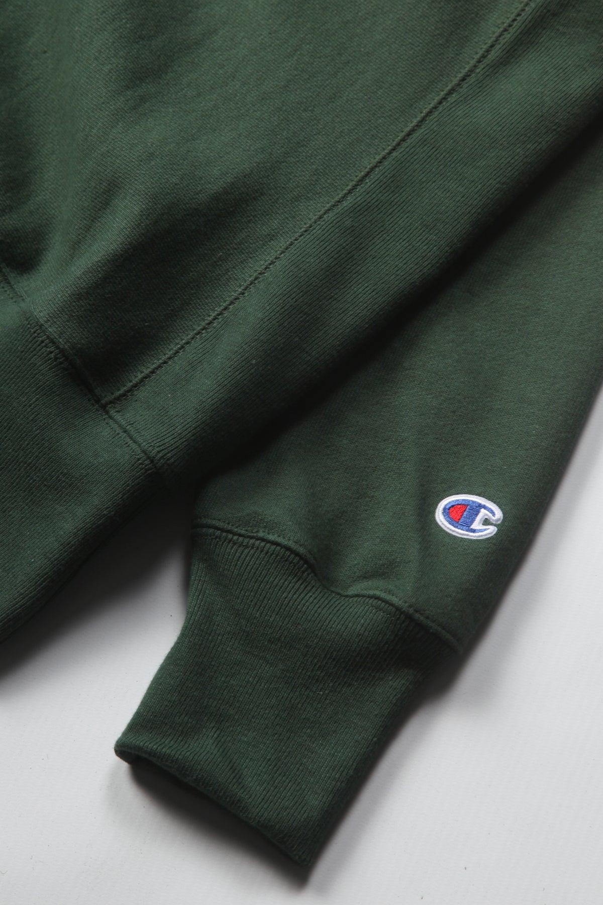 Champion - 12oz USA Reverse Weave Crewneck - Forest Green Product Image
