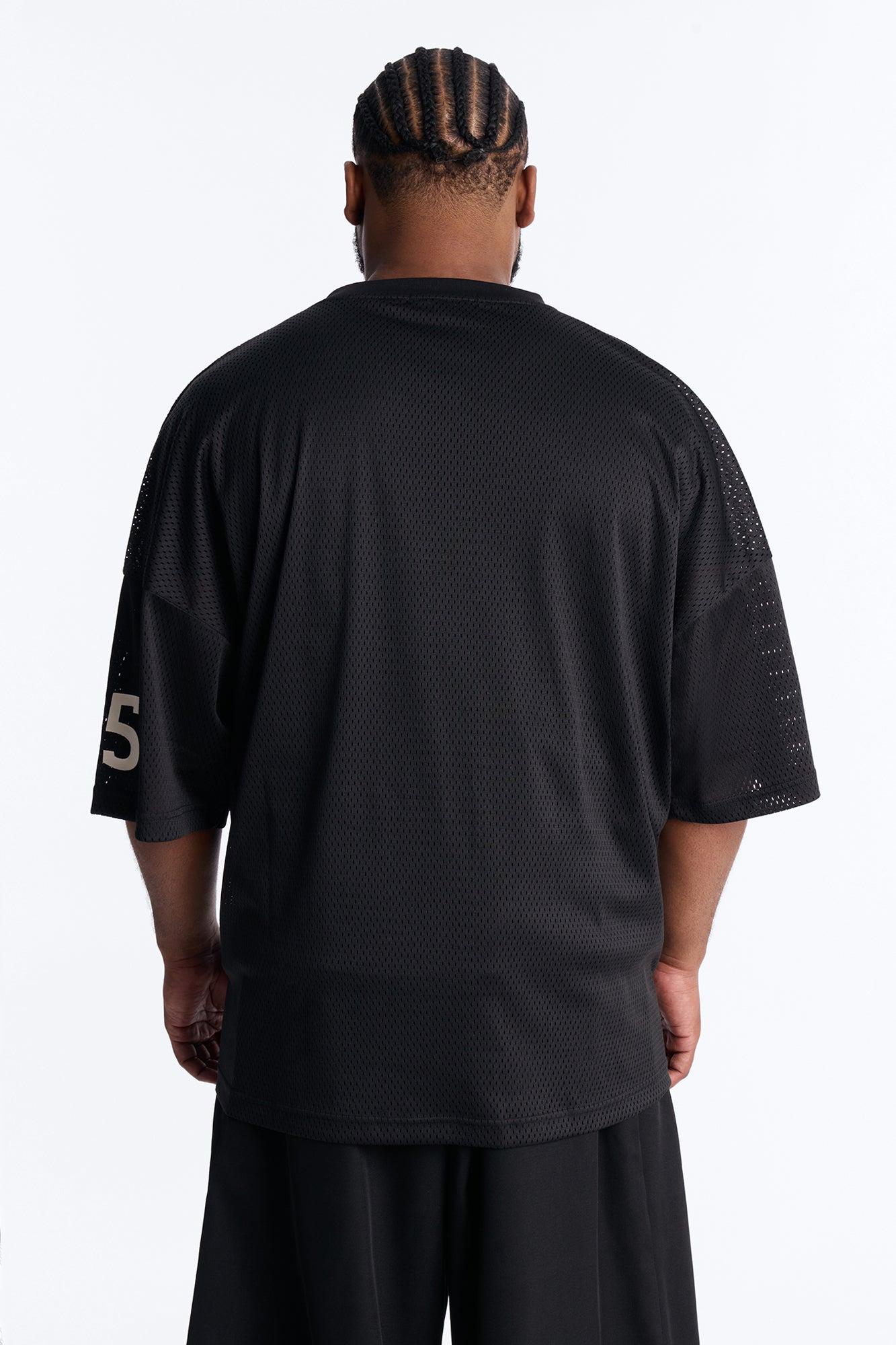Jersey Fit Paris 75 V-Neck Shirt - Black Male Product Image