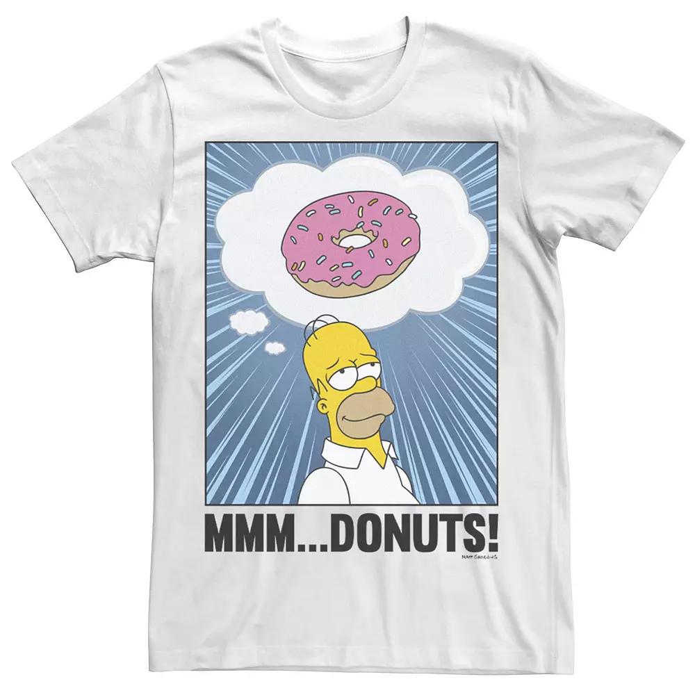 Men's The Simpsons Homer Mmm...Donuts! Tee,  Product Image